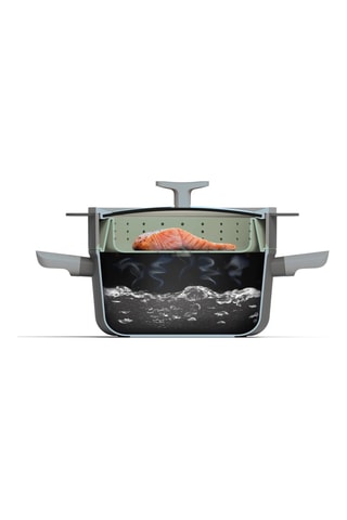 Panier vapeur pliable en silicone Balance
