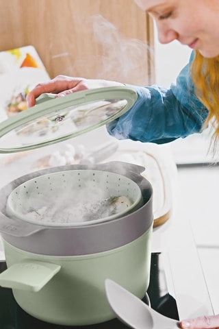 Panier vapeur pliable en silicone Balance