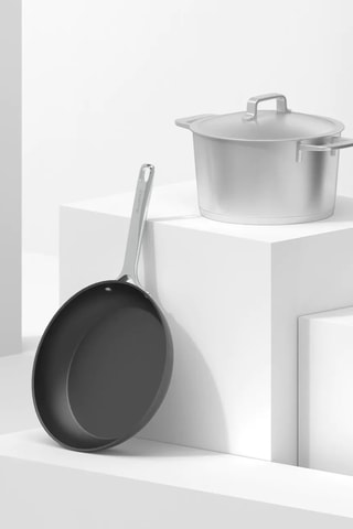 Batterie de cuisine en acier inoxydable Meta - 7 pièces