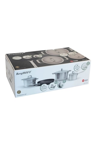 Batterie de cuisine en acier inoxydable Meta - 7 pièces