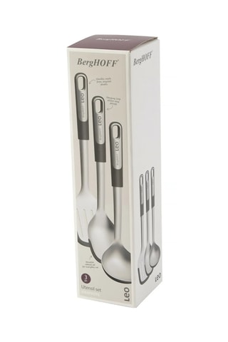 3 ustensiles en acier inoxydable 18/10 et silicone Graphite