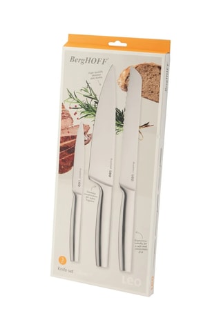 3 couteaux en acier inoxydable Legacy