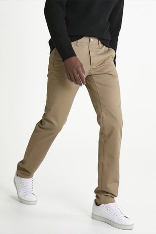 Pantalón chino regular fit - Beige
