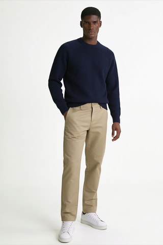 Pantalón chino regular fit - Azul marino