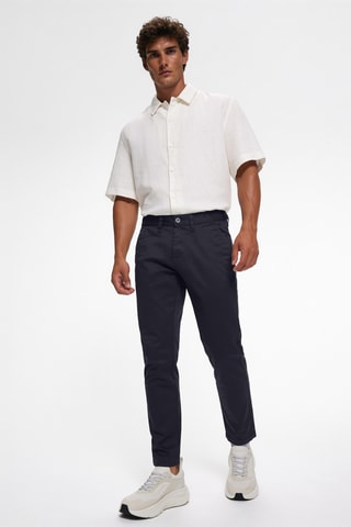 Pantalón chino relaxed fit ED-55 - Verde oscuro