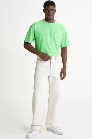 Camiseta regular fit Katakana - Verde
