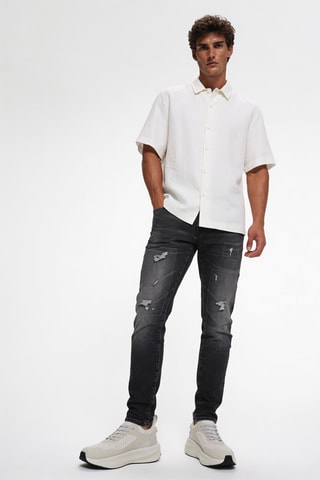 Vaquero regular fit - Negro