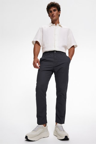 Pantalón regular fit Ebène - Verde