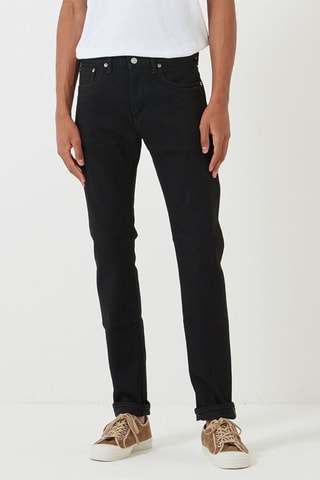 Vaquero slim fit Kaihara - Negro