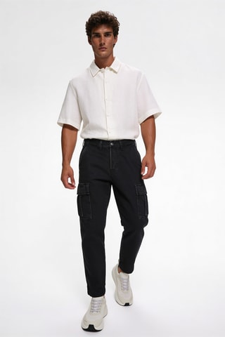 Pantalón cargo - Negro