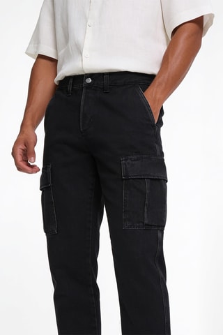 Pantalón cargo - Negro