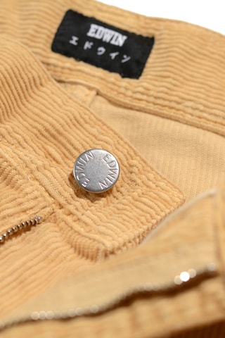 Pantalón regular fit de pana Corduroy Woodrow - Mostaza