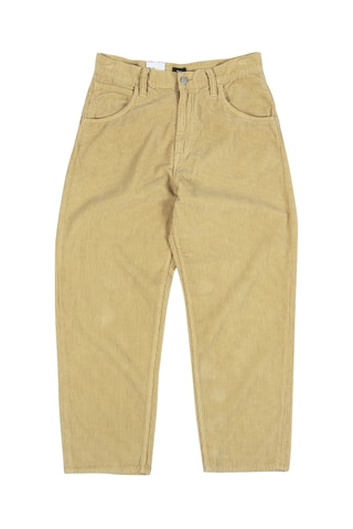 Pantalón regular fit de pana Tyrell - Amarillo