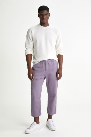 Pantalón regular fit - Violeta