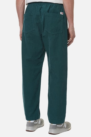Pantalón slim fit de pana - Verde