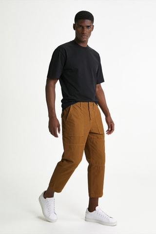 Pantalón relaxed fit - Camel