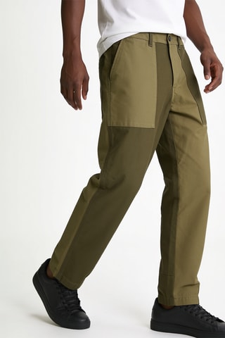 Pantalón relaxed fit Labour Dart - Verde