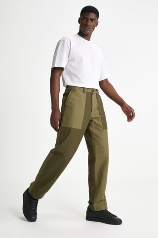 Pantalón relaxed fit Labour Dart - Verde