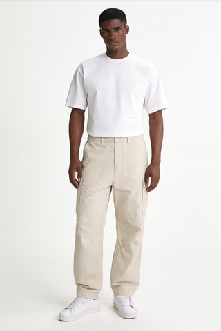 Pantalón relaxed fit - Beige