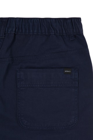 Short regular fit de algodón orgánico Gangis - Azul marino