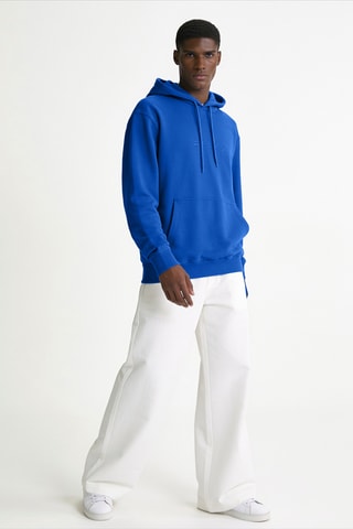 Sudadera con capucha Katakana - Azul eléctrico
