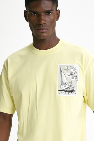 Camiseta regular fit - Amarillo