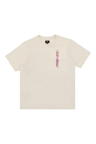 Camiseta regular fit Phone Love - Blanco