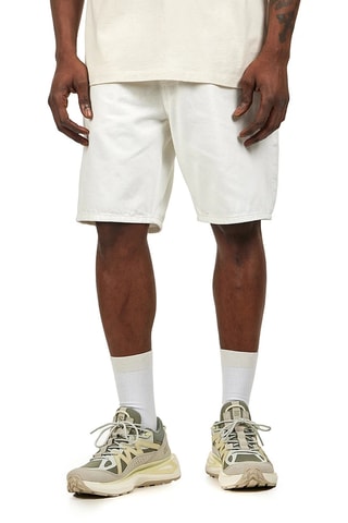 Short vaquero slim fit. de algodón orgánico Tyrell - Blanco