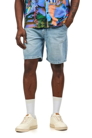 Short vaquero slim fit Bridger - Azul cobalto