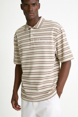Polo regular fit - Marrón
