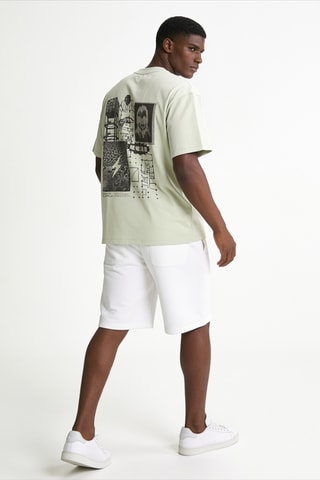 Camiseta regular fit - Beige