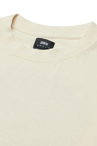 Camiseta regular fit Temple of Flora - Crudo