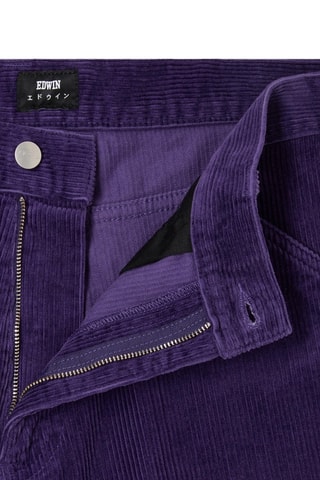 Pantalón ancho de pana Sly - Violeta
