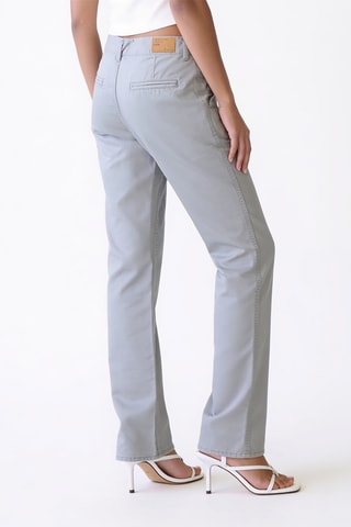 Pantalón chino regular fit - Gris jaspeado