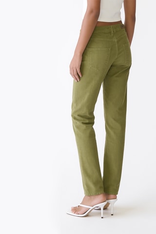 Pantalón slim fit de pana - Mostaza