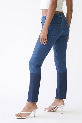 Vaquero slim fit 7/8 Bonnie - Azul