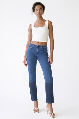 Vaquero slim fit 7/8 Bonnie - Azul
