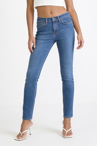 Vaquero slim fit 7/8 Bonnie - Azul