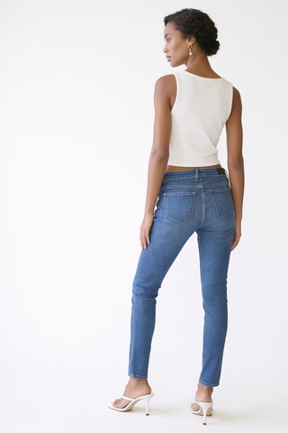 Vaquero slim fit 7/8 Bonnie - Azul
