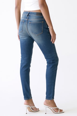 Vaquero slim fit 7/8 Bonnie - Azul