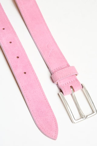 Cinturón de nobuk - Rosa