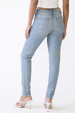 Vaquero slim fit 7/8 - Azul claro