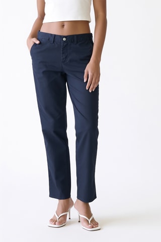 Pantalón chino relaxed fit - Verde oliva