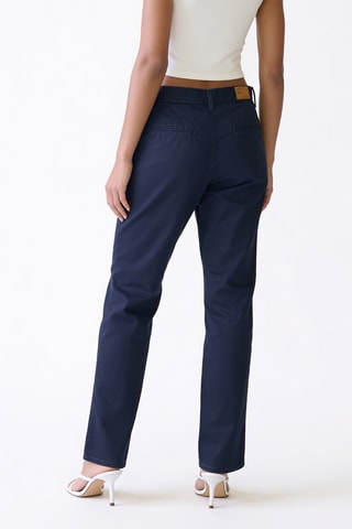 Pantalón chino relaxed fit - Verde oliva