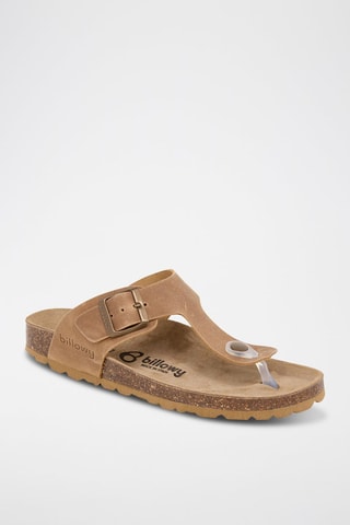Sandales en cuir - Marron