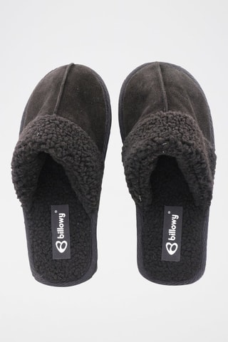 Pantofole in pelle scamosciata Matrix - 
Nero