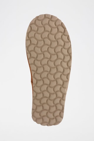 Pantofole in pelle scamosciata Matrix - 
Cammello
