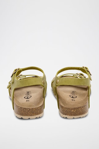 Sandali in pelle - Verde
