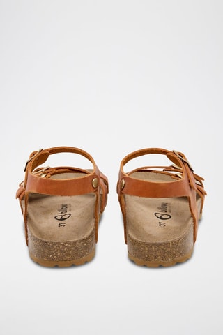 Sandali in pelle - Arancione