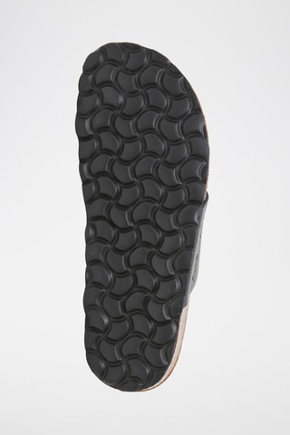 Ciabatte in pelle - Nero 